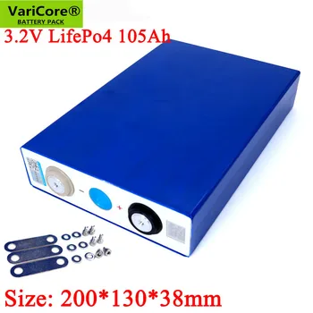 

3.2V 105Ah battery pack 5c LiFePO4 Lithium iron phospha 12V 24V 105000mAh Solar energy Motorcycle Electric Car motor batteries