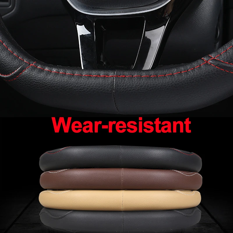 Автомобильный чехол на руль funda volante D shape из искусственной кожи для Holden Commodore D type оплетка на рулевое колесо Стайлинг автомобиля
