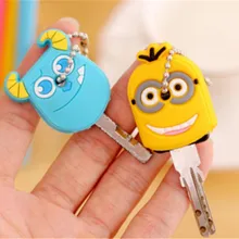 2 шт./компл. Мультфильм защитный ключ чехол Крышка для ключей Управление Пылезащитный Чехол Держатель с мультяшками силиконовый Органайзер аксессуары и принадлежности для дома