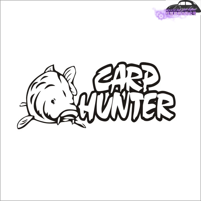 Fishing Sticker Carp Car Fish Decal Angling Hooks Posters Vinyl Wall Decals Hunter Parede Decor Mural Sticker