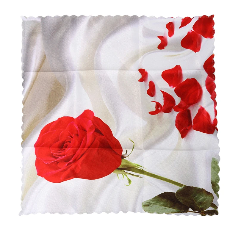 rose Модная 3D скатерть с цветочным рисунком магнолии, Пылезащитная скатерть для обеденного стола, скатерть с красной розой для свадебного праздника, скатерть из полиэстера - Цвет: rose