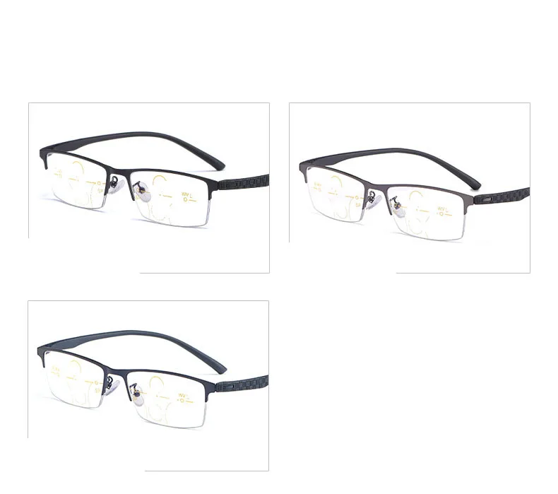 Progressive multifocal intelligent zoom Reading Glasses Men Women Anti Radiation Blue Light Filter Eyeglasses Presbyopia Glasses