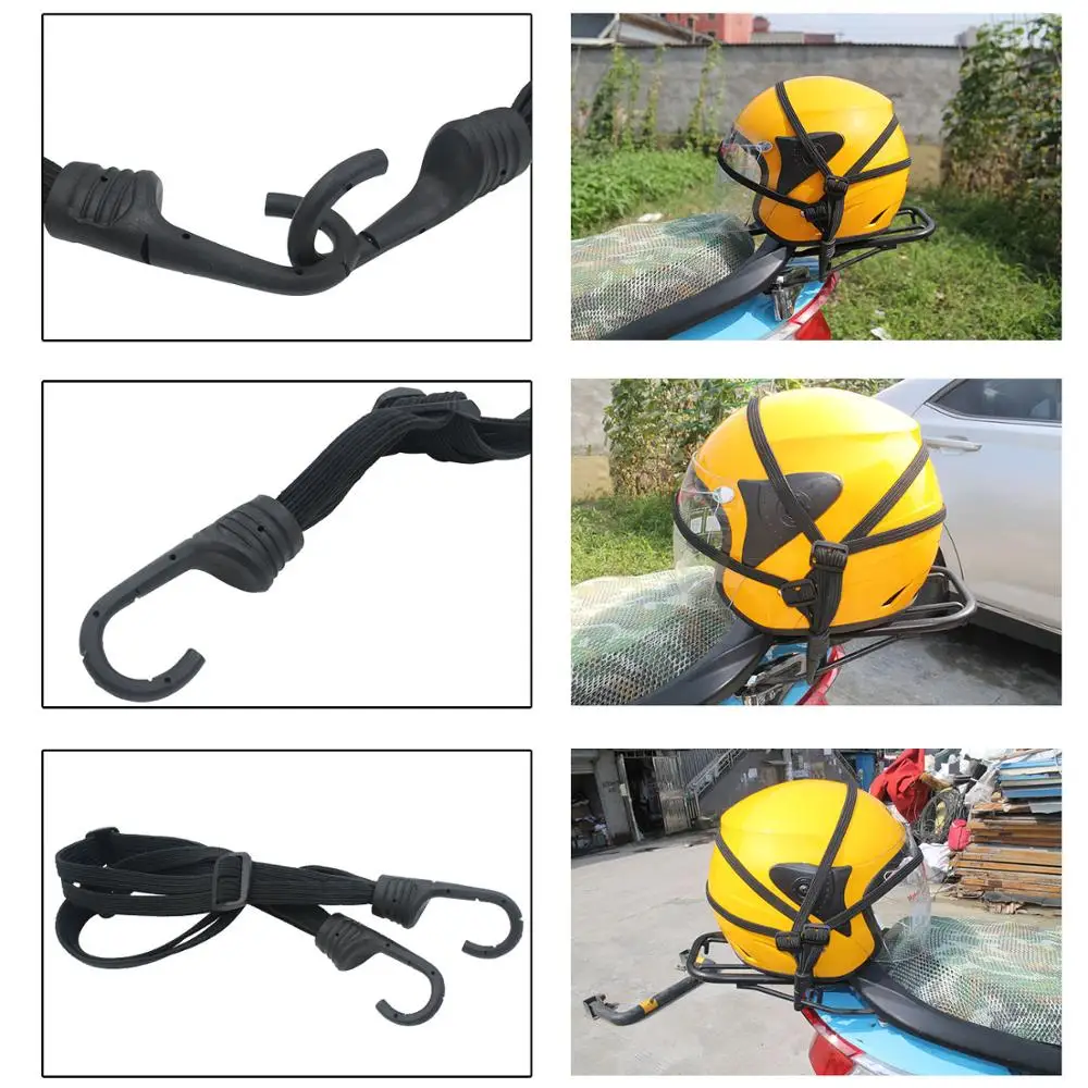 Motorcycle Helmet Straps Hooks Luggage Net Rope for BMW F800GT F800R F800S F800ST HP2 EnduRo HP2 Megamoto