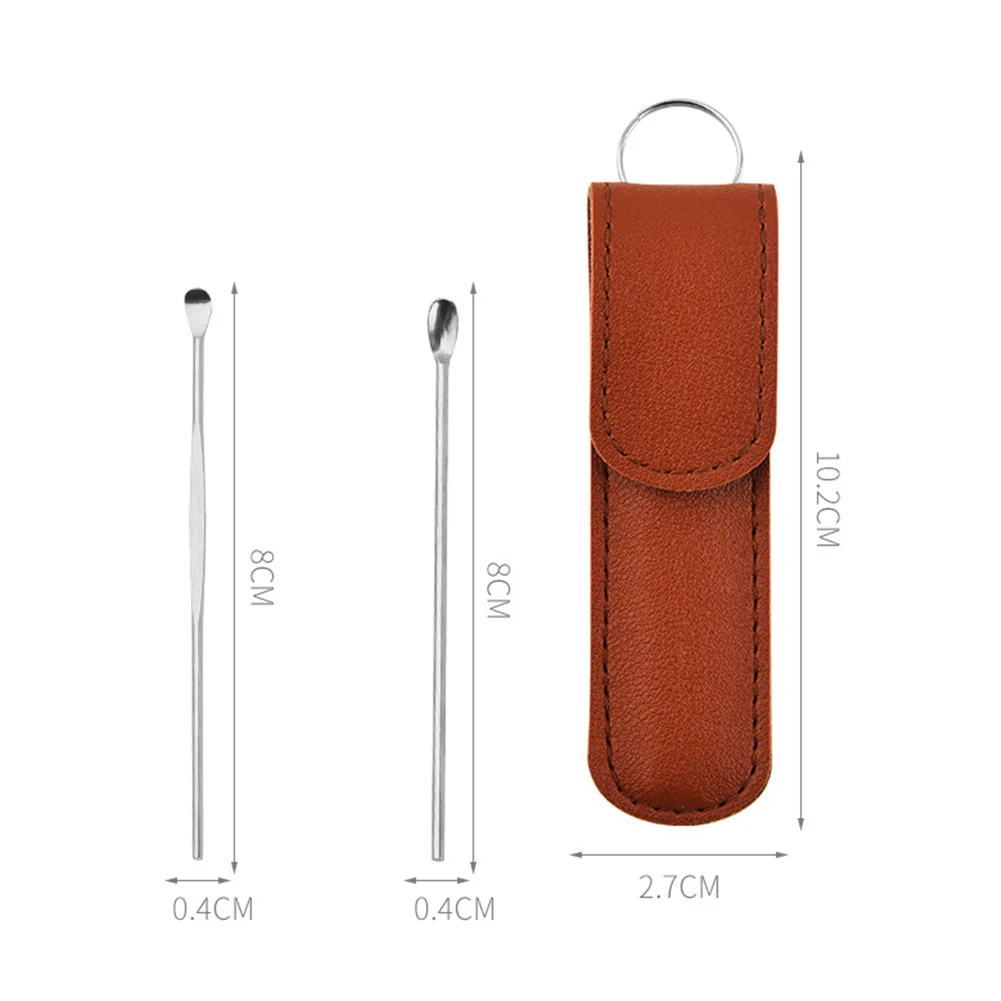 6PCS Ear Cleaner Wax Removal Tool Earpick Sticks Earwax Remover Curette Ear Pick Cleaning Ear Cleanser Spoon Health Care Earpick