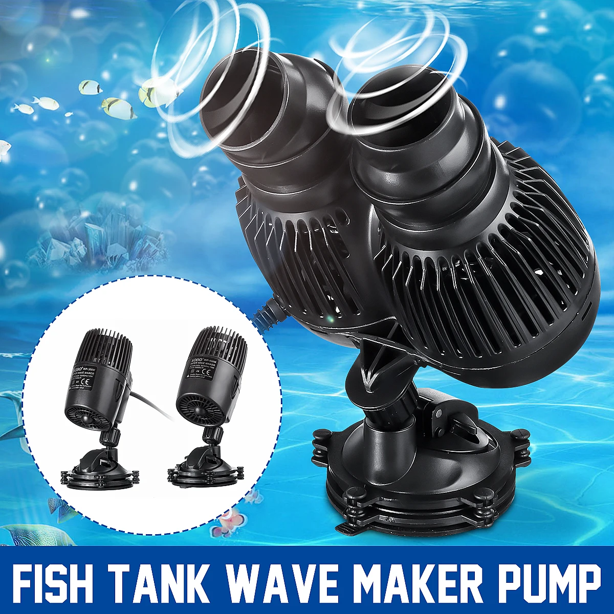 220V насос волны чайник Wavemaker водяной насос высокого Мощность 10/15/25 Вт для аквариума аквариумный насос осевой насос для серфинга насос