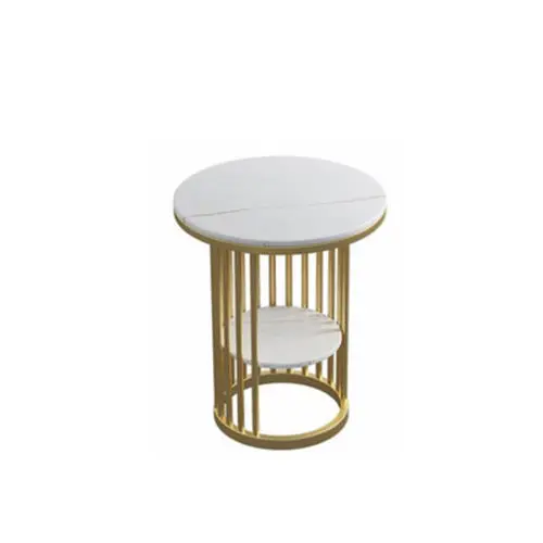 Modern minimalist light luxury wrought iron round Side table 6 Modern minimalist light luxury wrought iron round Side table 6