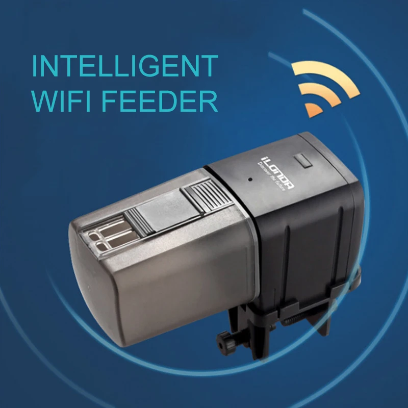 

Wifi Wireless Intelligent Remote Control Fish Tank Food Dispenser Aquarium Fish Feeder