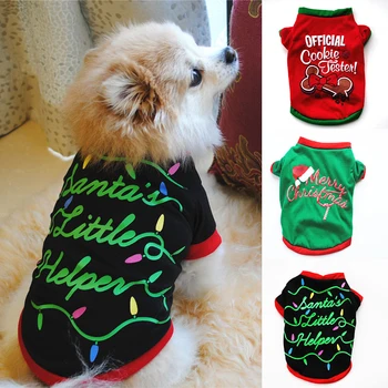 

Fashiont letter Print Puppy Dogs Clothes Cute Pet Dog Vest Cartoon Clothing Summer Shirt Casual Vests for Small Pet Supplies