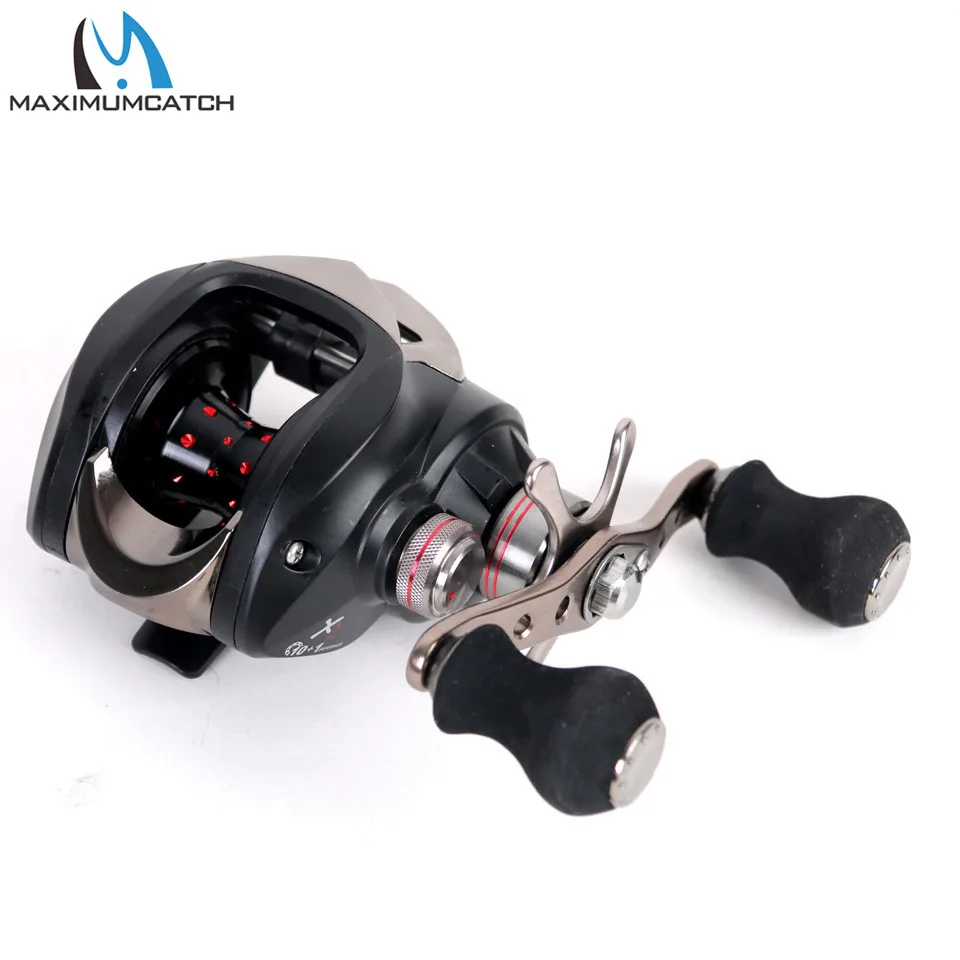 Carretel de Arremesso Carretel de Pesca 10 + 1 Maximumcatch Acuflex Centrífugo Sistema Freio Carretel 8 kg Max Arraste Bbs 6.3: 1 - 7. 0:1 Ultra Leve 13 Maximumcatch acuflex carretel de arremesso centrífugo sistema