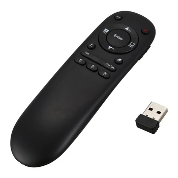 

VIBOTON UKB-504F Wireless USB PPT Presentation Presenter RF Remote Control Red Pointer Pen Clicker Page Turning Lecture