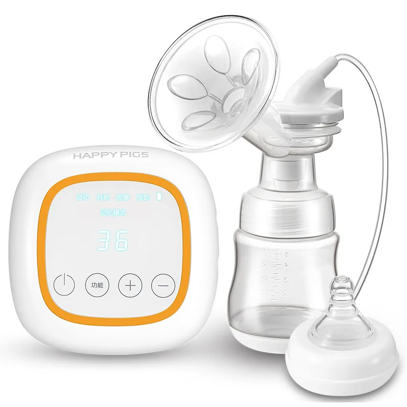 

[Factory Goods] Touch Screen Digital Display Multi-Mode 36 File Smart Electric Breast Pump Mute Lithium Battery Chargeable-