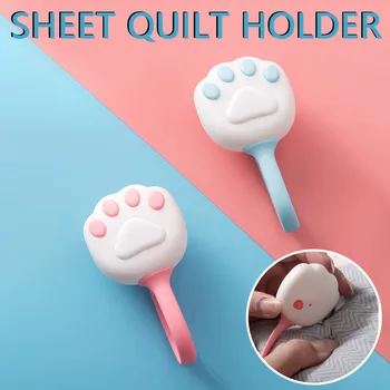 

1 pc cute Claw Clips Blanket Holder Fastener Quilt Comforter Gripper Clamp Button Sheet Fasteners Magnet Convenient Easy Use #YC