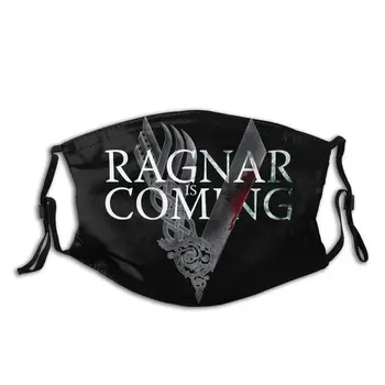 

Vikings Ragnar Valhalla Odin Reusable Mouth Face Mask Anti Haze Dustproof Mask With Filters Protection Cover Respirator Muffle