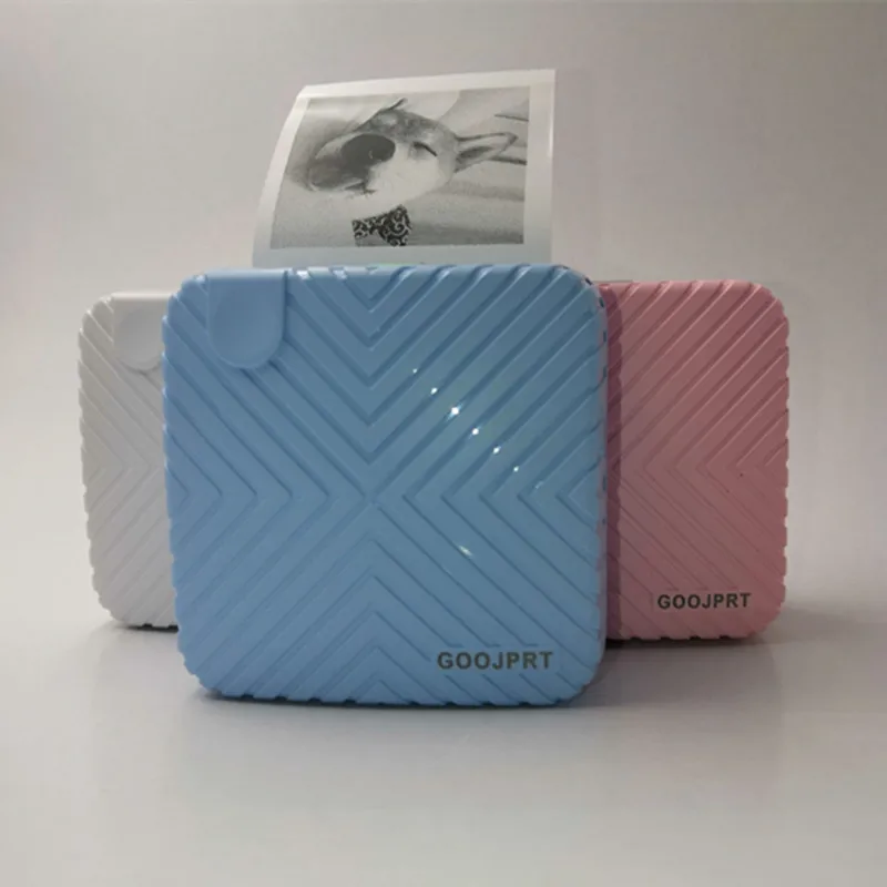 GOOJPRT Новый мини термопринтер P6 с Bluetooth портативный фотопринтер на мобильный