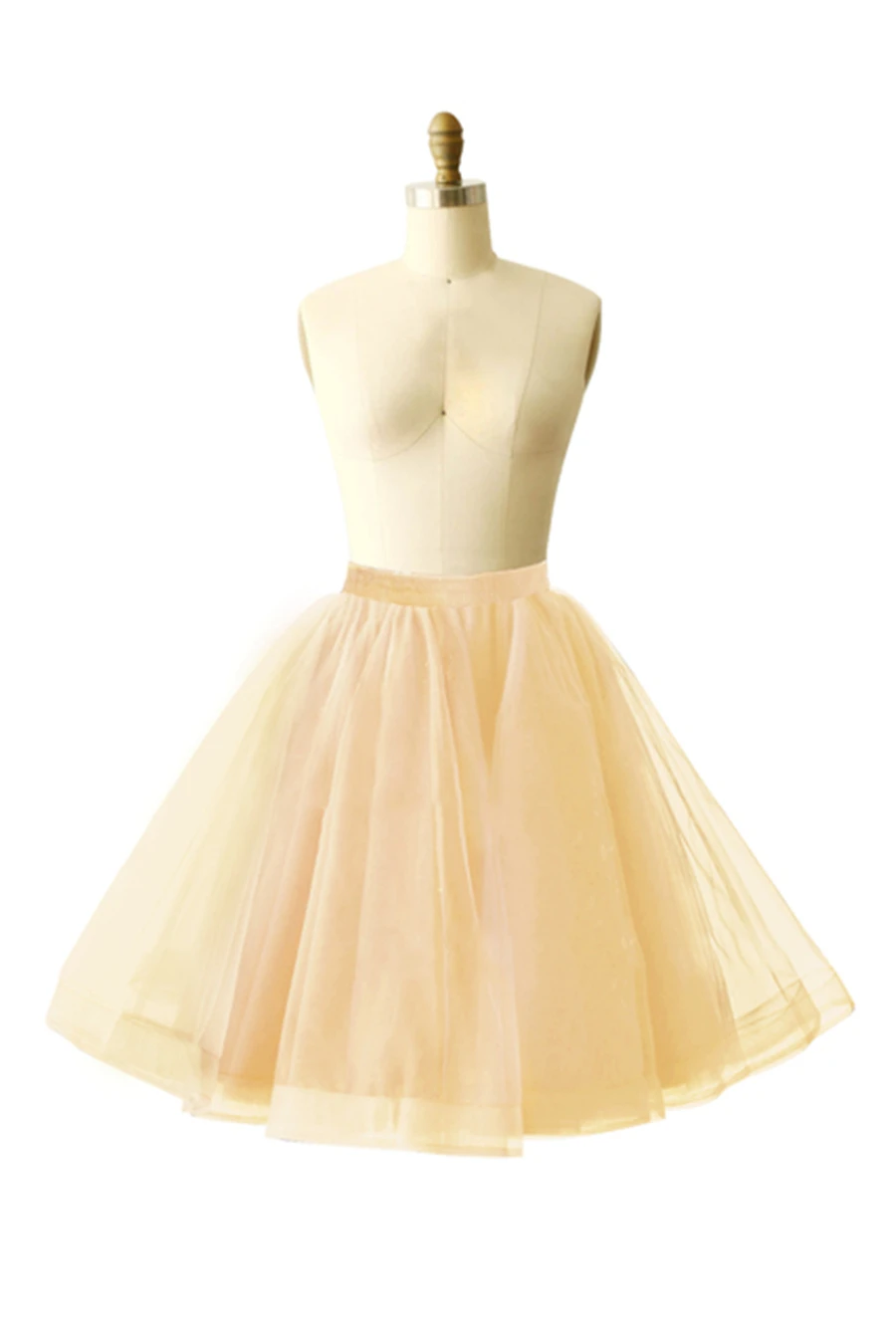 Wedding Ball Gown Petticoat Underskirt Crinoline Bridal 4 Layers Flexible Short Tutu Skirt Tulle