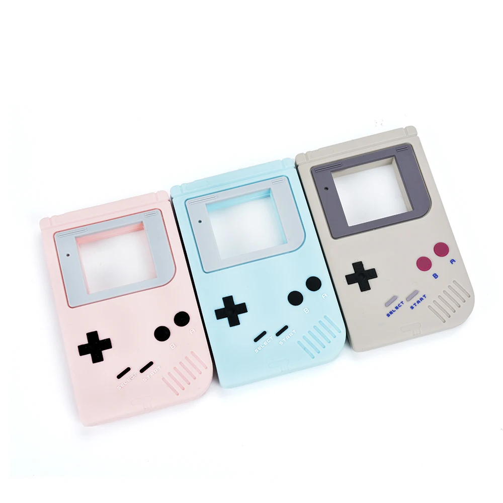 LOFCA 10 шт. силиконовый Прорезыватель Gameboy детский Прорезыватель Соска-подвеска детский грызунок DIY ожерелье аксессуары