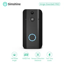 

Simshine 1080P HD Video Doorbell Camera WiFi Wireless Doorbell Smart Home Door Bell Cameras Outdoor Video Intercom Two Way Audio