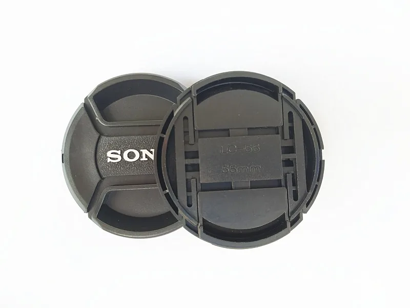40,5 мм 49 мм 55 мм Центральная защелкивающаяся крышка с логотипом для объектива камеры sony