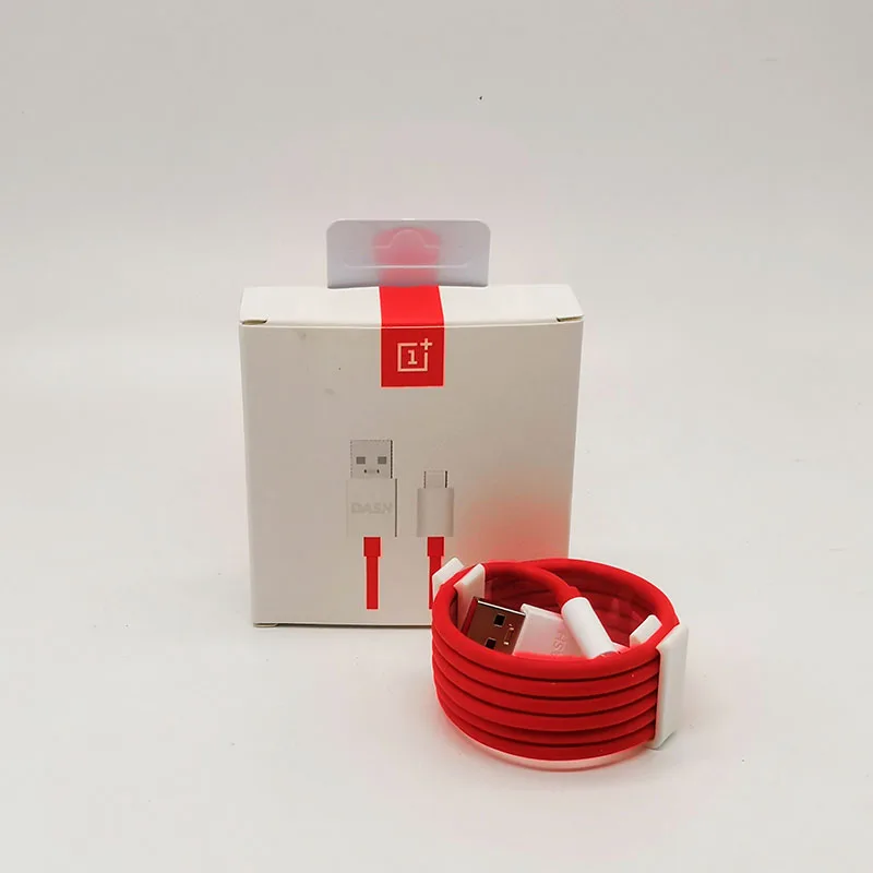 Красный Нейлоновый кабель для Oneplus 7, 6, 5, 3, 3, mlaren, usb type-C, деформация, быстрая зарядка, USB-C, шнур Oneplus6T, 1 м, 5 В, 4a - Цвет: Красный
