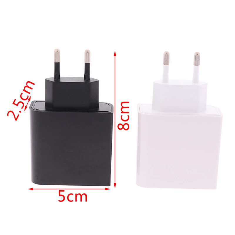 1 шт. Европейский стандарт 3USB порт Многофункциональный зарядный штекер с светодиодный дисплей 8*5*2,5 см