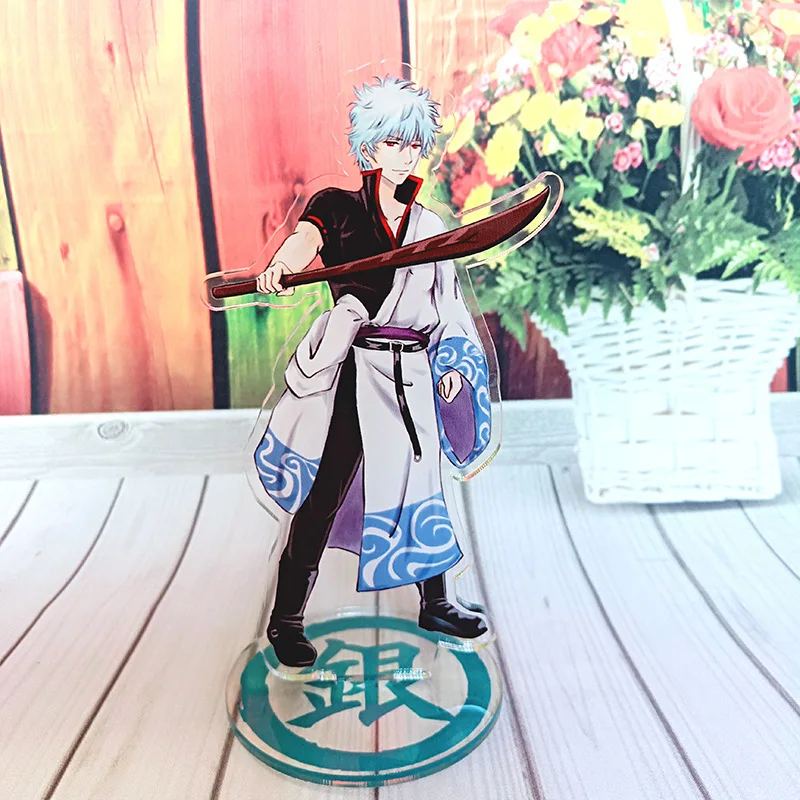 Двухсторонняя подставка GINTAMA Hijikata Toushirou Kagura высотой 15 см|Брелоки| |