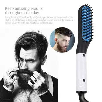 

2 in1 Multifunctional Hot Air Comb Hair Straightener Brush Beard Comb Professional Styling Tools Hair Straightening Curling Tool