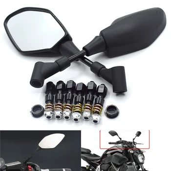 

Universal Motorcycle rearview mirror 8 10mm Motorcycle side mirror For Yamaha FZR400RR FZR600 FZR600R FZR750R FZR1000 MT-09