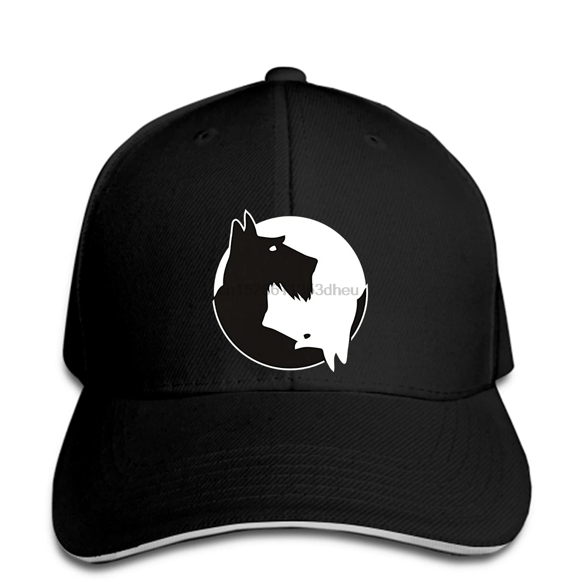 Холодный Инь Ян собака милый шотландский терьер белый snapback шляпа остроконечная