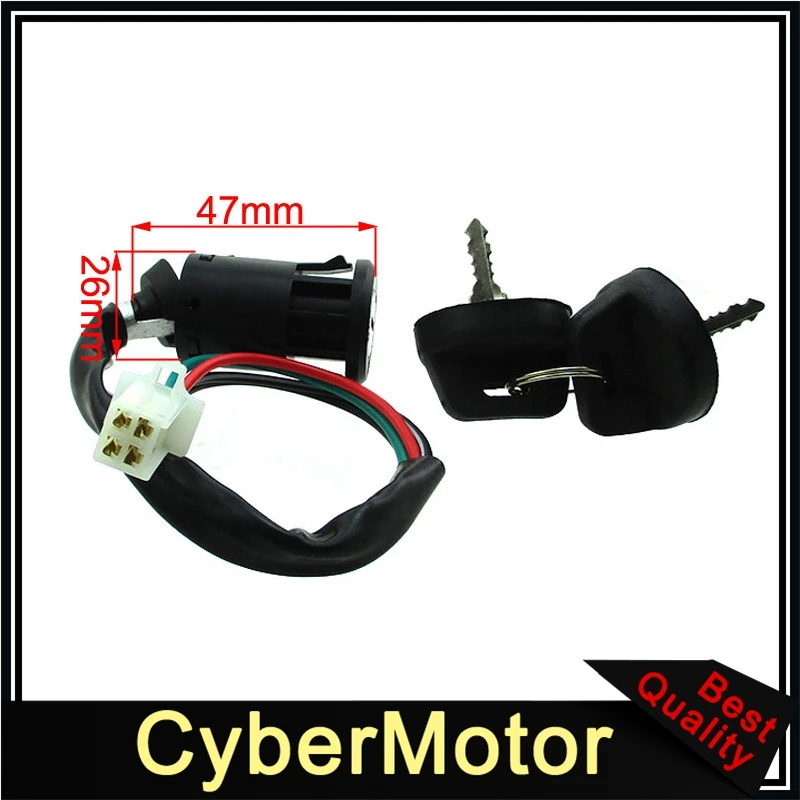Safety Tether Pull Kill Switch For Chinese 50 70 90cc 110cc 125cc ATV 4 Wheeler