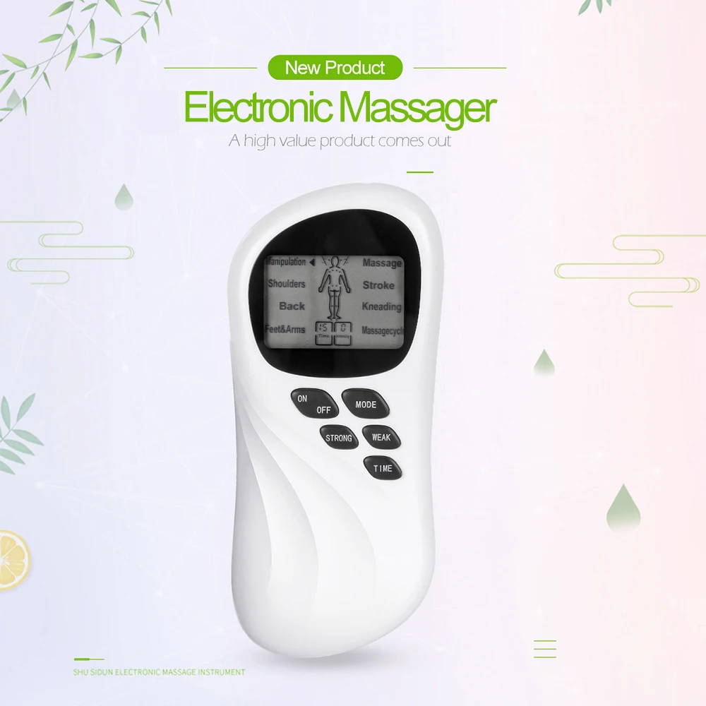 OLIECO USB Перезаряжаемый импульсный массажер электрический мышечный Стимулятор Tens акупунктурная терапия портативный в спине полная боль в теле