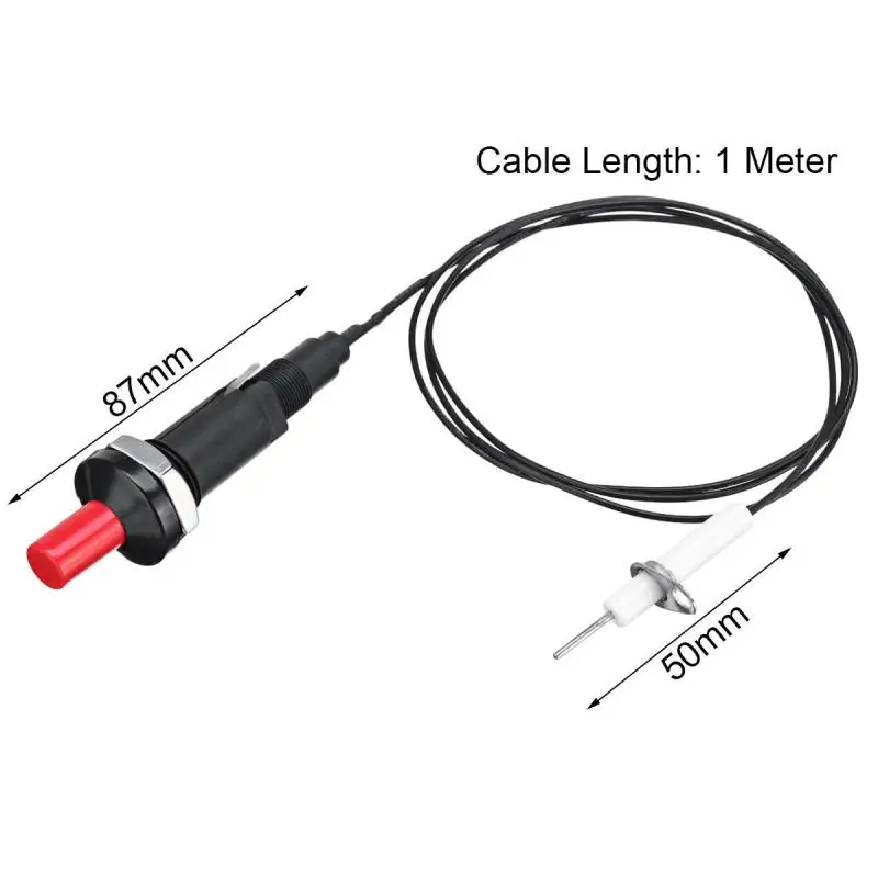 Gas Stove Igniter Automatic Button Lighter Barbecue Stove Electric Lighter Piezoelectric Spark Igniter Set Outdoor Picnic Camping BBQ Tool