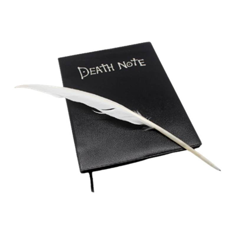 Death Note Notebook & Feather Pen Book Japan Anime Writing Journal New