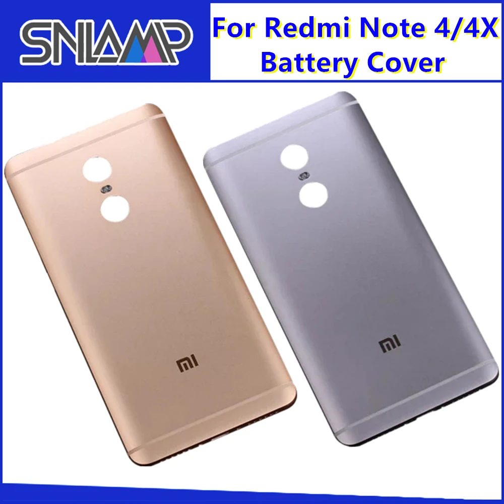 

Battery Back Cover For Redmi Note 4X Battery Back Case For Redmi Note 4 Global Version Housing + Volume buttons + Power Buttons