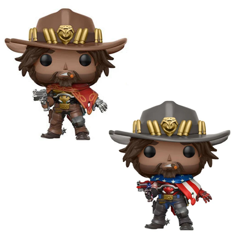 

Funko Pop OverWatche 10cm Game Character McCree Vinyl Figure Toy