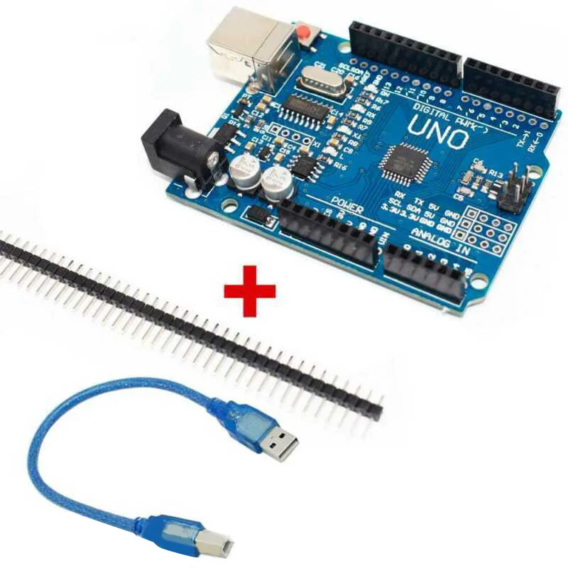 Один R3 на Mega 328 P CH 340 совместим с Arduino USB + 40 Pin OEM кабель рабочее напряжение