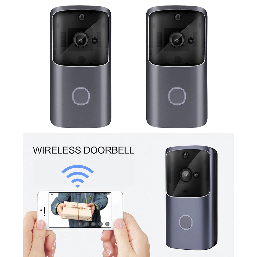 2set 2.4G M10 Video Door Intercom 720P WIFI Wireless Home Door Bell Night Vision