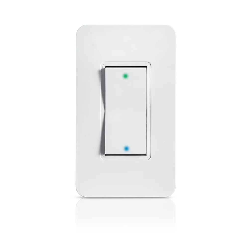 Умный настенный Wi-Fi светильник, диммер, стандарт США, работает с Alexa Google Home IFTTT - Цвет: Smart Wall Switch