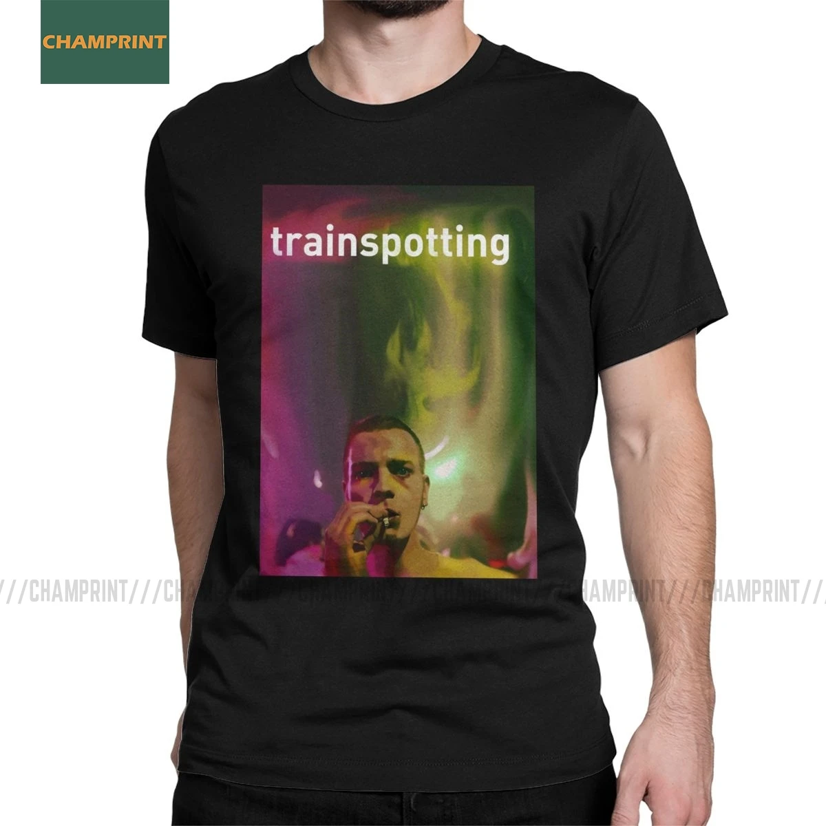 Men S T Shirt Trainspotting Cotton Tees Short Sleeve Movie Boy Ewan Mcgregor Miller Drugs 90s Sick Jonny T Shirts Plus Size T Shirts Aliexpress