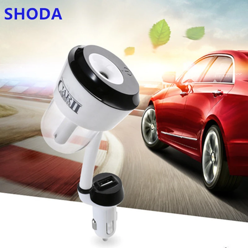 

SHODA Car Humidifier Aroma Diffuser Essential Oil Car Mini USB Diffuser