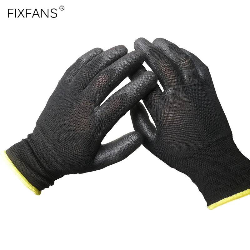 Fixfans Anti Selip Sarung Tangan Pu Coated Jari Palm Untuk Komputer Pc Elektronik Peralatan Kerja Medium Ukuran Besar Alat Tangan Set Aliexpress