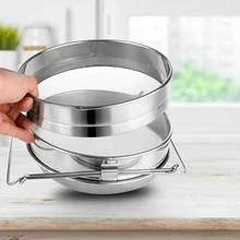 Медовый фильтр двойное сито из нержавеющей стали для пчеловодства фильтр для меда инструменты JS22