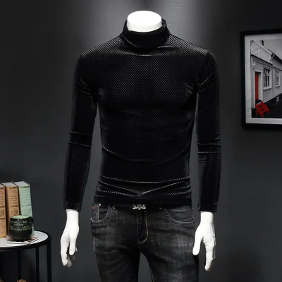 Слоновая кость Креативный 3d Рисунок дракона модная Роскошная футболка с длинными рукавами Осень и зима новая качественная Толстая теплая Футболка мужская M-5XL - Цвет: Слоновая кость