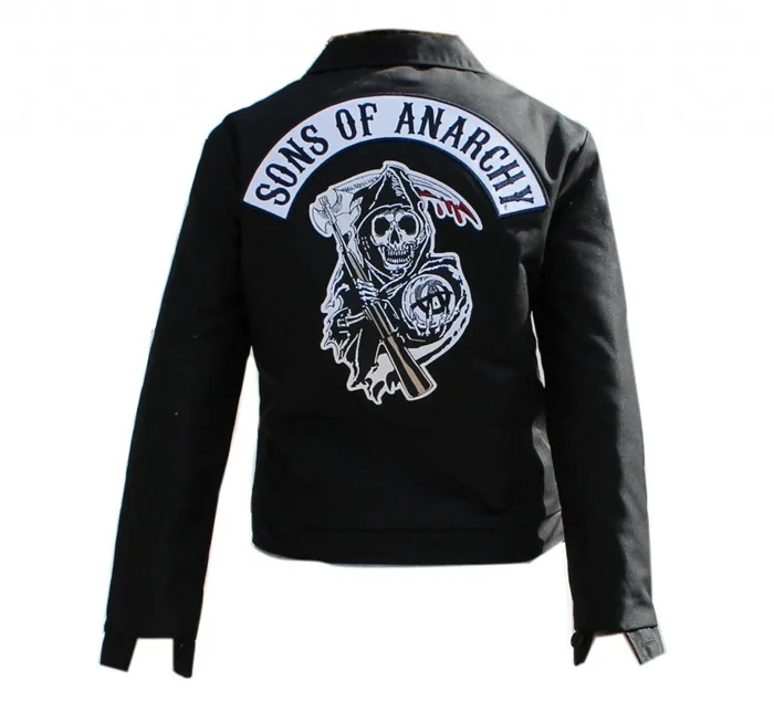 

New Arrival Hot TV Sons of Anarchy Cosplay Costume Mens Zipper Jackets Warm Coat Jacket Autumn Winter Jackets Coat Punky Fashion