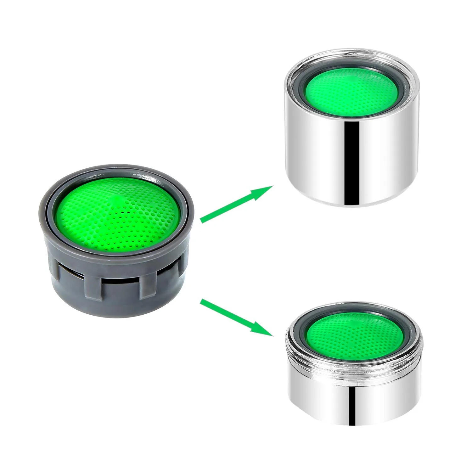

Faucet Basin Tap Aerator Female Thread Tap Device Diffuser Faucet Nozzle Filter Adapter Water Bubbler Basin Faucet Accessories
