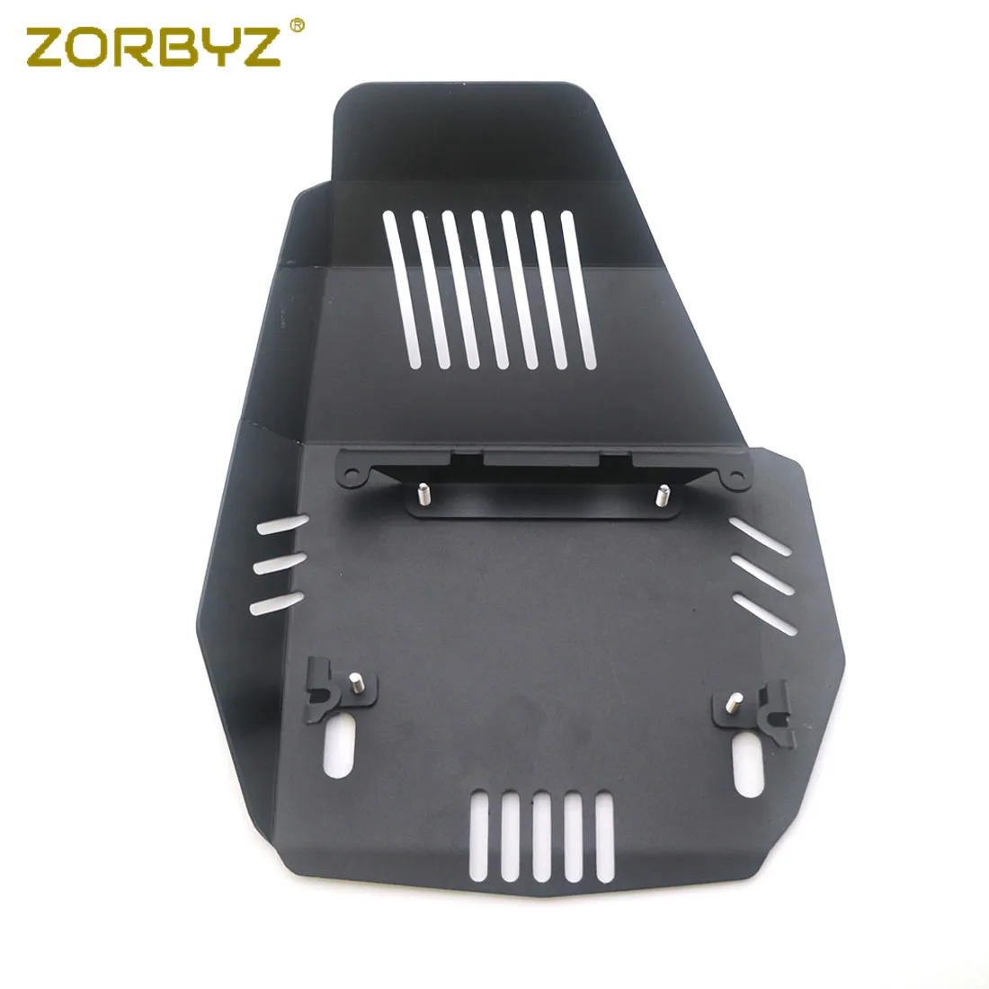 ZORBYZ черная/серебристая алюминиевая защитная крышка двигателя Bash Guard Sump Plate для Benelli TRK502 TRK502X