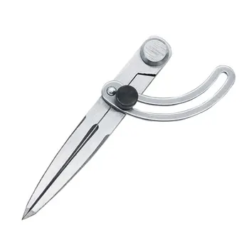 

Adjustable Leather Craft Rotating Tool Scriber Wing Divider Edge Creaser DIY Sewing Leather Metal Craft Marking Tool 3 Sizes