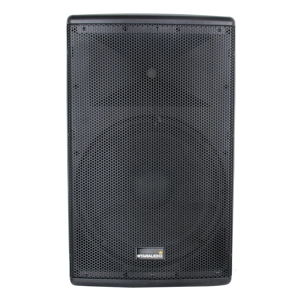 pro black 15 inch 4ohm 4000watts powered active pa dj bluetooth speakers with mp3 sd card usb stage party clubs bar ktv karaoke speakers
