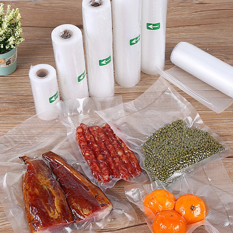 1 рулон кухонного упаковщика для пищевых продуктов, вакуумный мешок для хранения, мешок для вакуумного упаковщика, для сохранения свежести продуктов, дольше 20, 25, 28 см X 500 см, вакуумный упаковщик, мешок