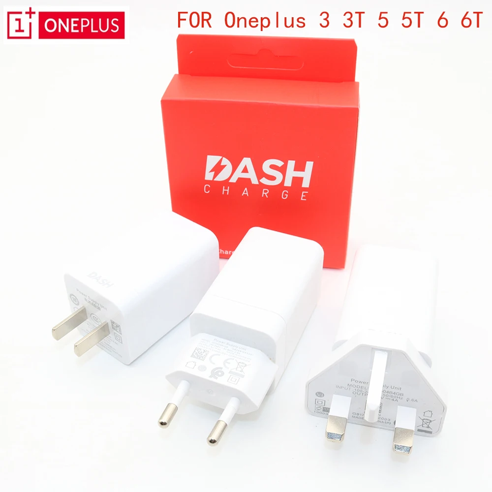 Оригинальное EU ONEPLUS 6T Dash зарядное устройство One plus 6 5T 5 3t 3 смартфон 5 V/4A Быстрая зарядка USB настенный адаптер питания, 1 м/2 м кабель