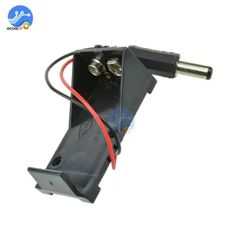 

2018 Hot New 9V Battery Holder Box Case Wire with Plug 5.5*2.1mm for Arduino AU